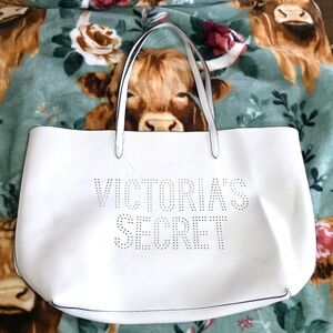 Victoria's Secret White Tote Bag